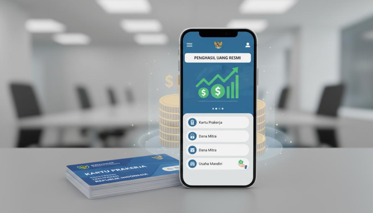 aplikasi penghasil uang resmi dari pemerintah