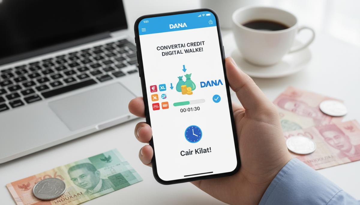 cara convert pulsa ke dana tercepat
