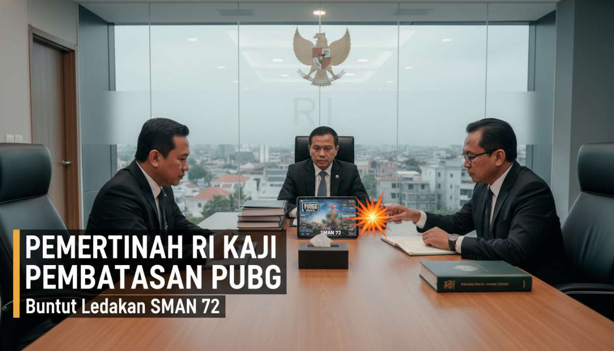 Pemerintah RI Kaji Pembatasan PUBG Buntut Ledakan SMAN 72