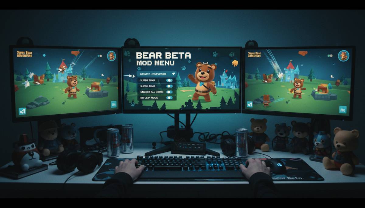 bear beta mod menu super bear adventure